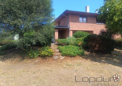 Rekonstrukce zahrady v Rudné s realizací bazénu