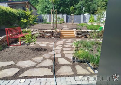 Rekonstrukce zahrady na Kladně