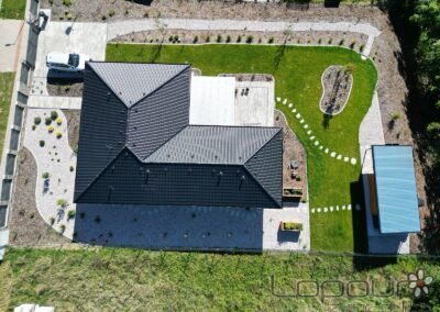 Realizace zahrady a zahradního domku v Kačici